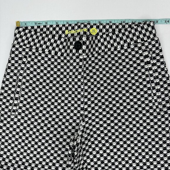 Betabrand Women NWT White Catstooth Skinny-Leg Pencil Dress Yoga Pant XS Petite - Picture 10 of 15